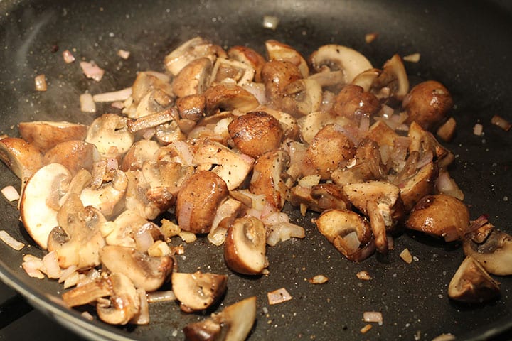 Mushrooms and Lentils