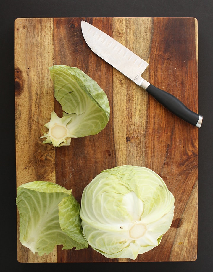 How to Spiralize Cabbage