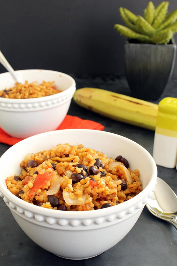 Plantain Rice and Beans
