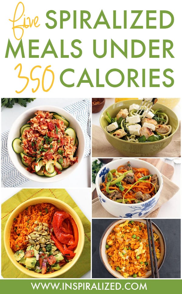 5 Spiralized Meals Under 350 Calories - Inspiralized.com