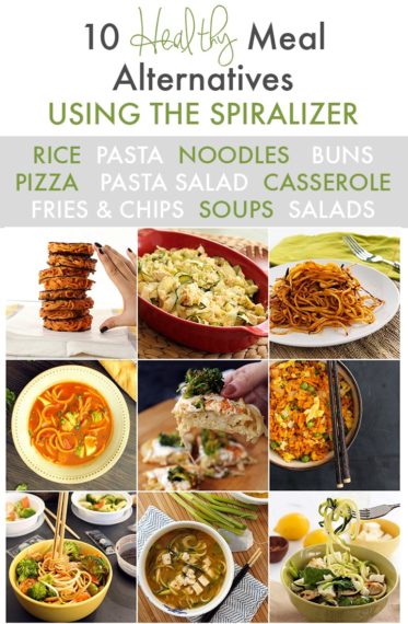 10 Healthy Meal Alternatives To Make With a Spiralizer