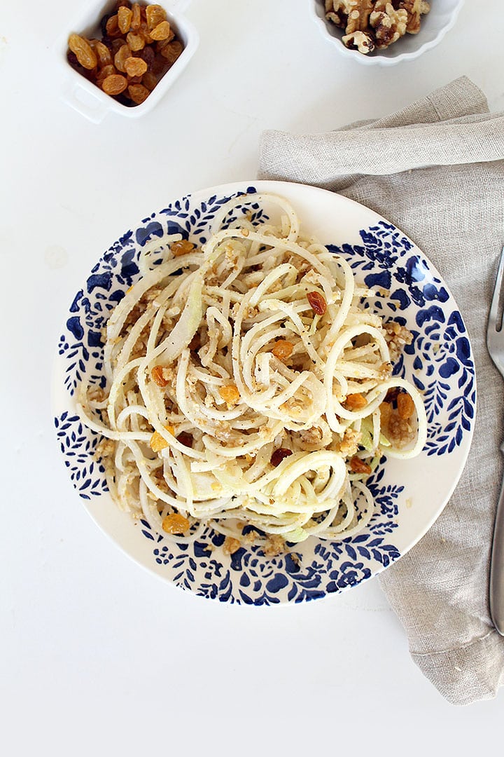 Kohlrabi Spaghetti alla Foriana