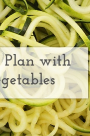 Meal Planning with Spiralized Vegetables