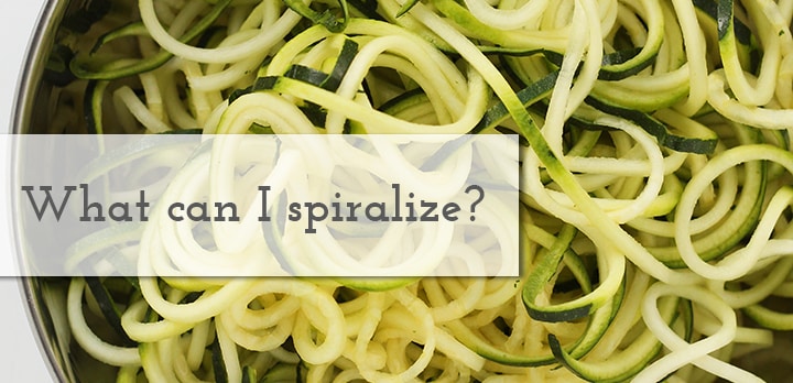 What can I spiralize Inspiralized.com