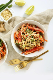 Thai Quinoa and Zucchini Noodle Salad + Urban Remedy Giveaway
