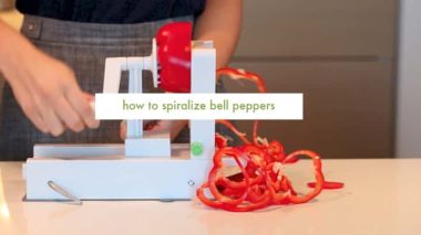 Video: How to Spiralize Bell Peppers