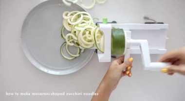How to Make Macaroni-Shaped Zucchini Noodles