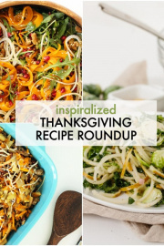 Last-Minute Spiralized Thanksgiving Recipe Roundup