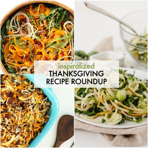 Last-Minute Spiralized Thanksgiving Recipe Roundup