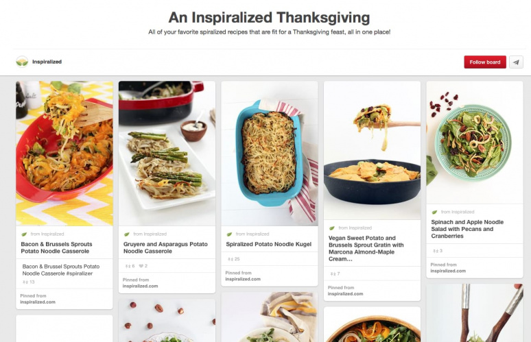 Thanksgiving Inspiralized Recipe Roundup