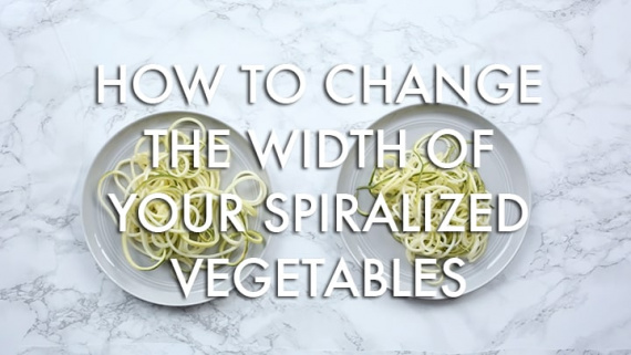 Video: How to Change the Width of Your Spiralized Noodles (with the Inspiralizer!)