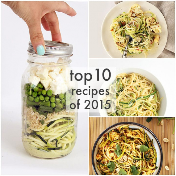 Top 10 Spiralizer Recipes of 2015