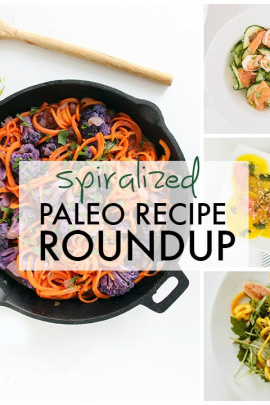 Spiralized Paleo Recipe Roundup