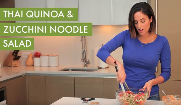 #EverydayInspiralized: Thai Quinoa and Zucchini Noodle Salad