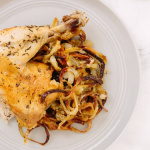 Roast Chicken with Spiralized Potatoes