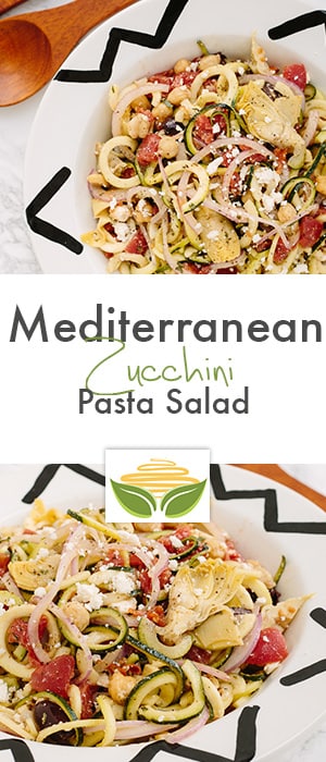 Mediterranean Zucchini Pasta Salad