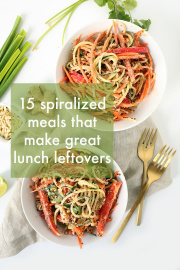 15 spiralized meals that make great lunch leftovers