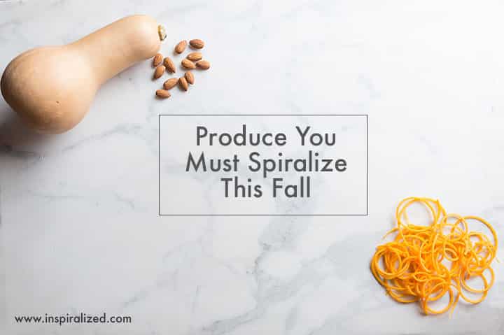 Vegetables You Must Spiralize This Fall