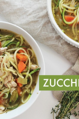 Chicken Zucchini Noodle Soup