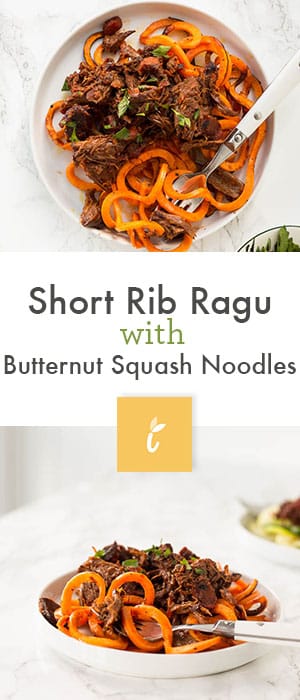 Short Rib Ragu with Butternut Squash Noodles