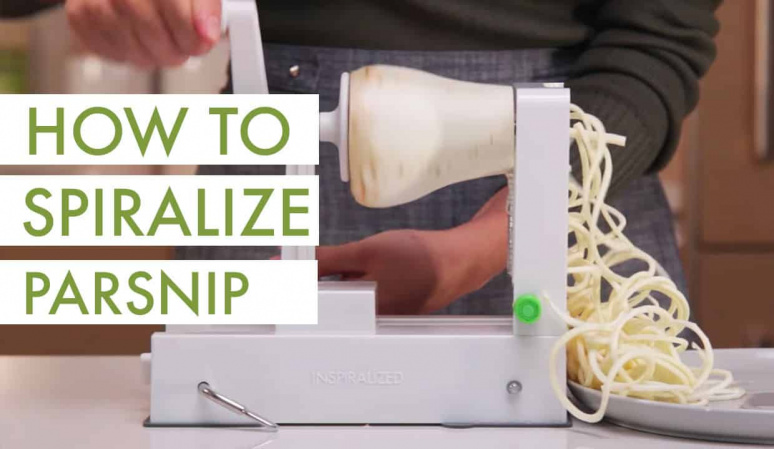 How to Spiralize Parsnip