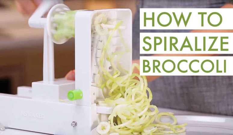 How to Spiralize Broccoli
