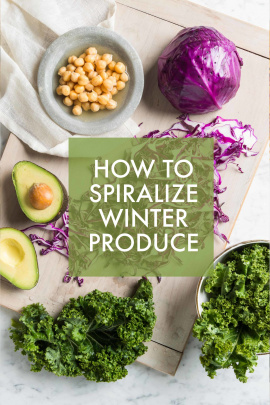 How to Spiralize Winter Produce