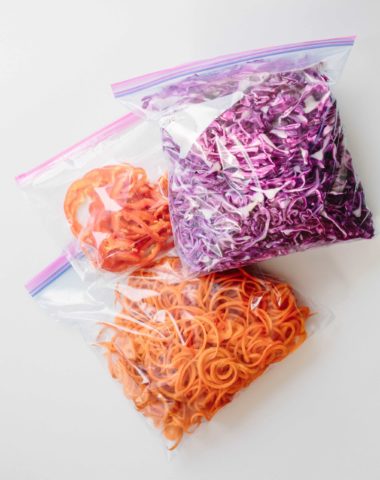 Meal Prep with Spiralized Vegetables
