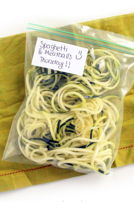 Meal Prepping with Spiralized Vegetables