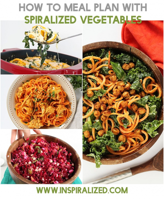 How to Meal Plan with Spiralized Vegetables Inspiralized.com