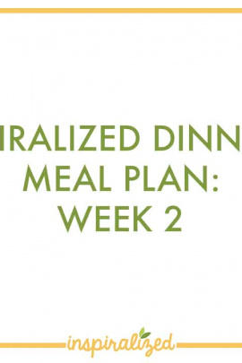 Spiralized Meal Plan 2