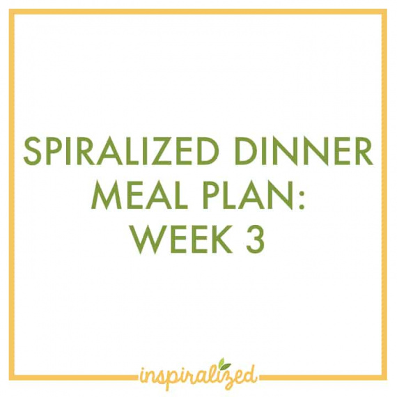 Spiralized Meal Plan 3