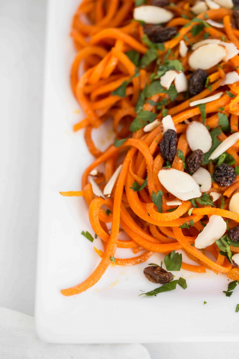 Moroccan Spiralized Carrots