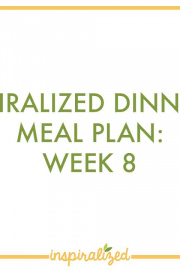 Spiralized Meal Plan 8
