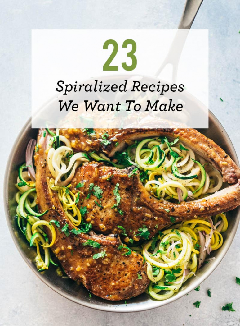 23 SPIRALIZED RECIPES WE WANT TO MAKE