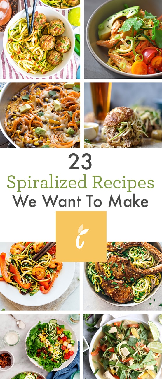 23 Spiralized Recipes We Want To Make