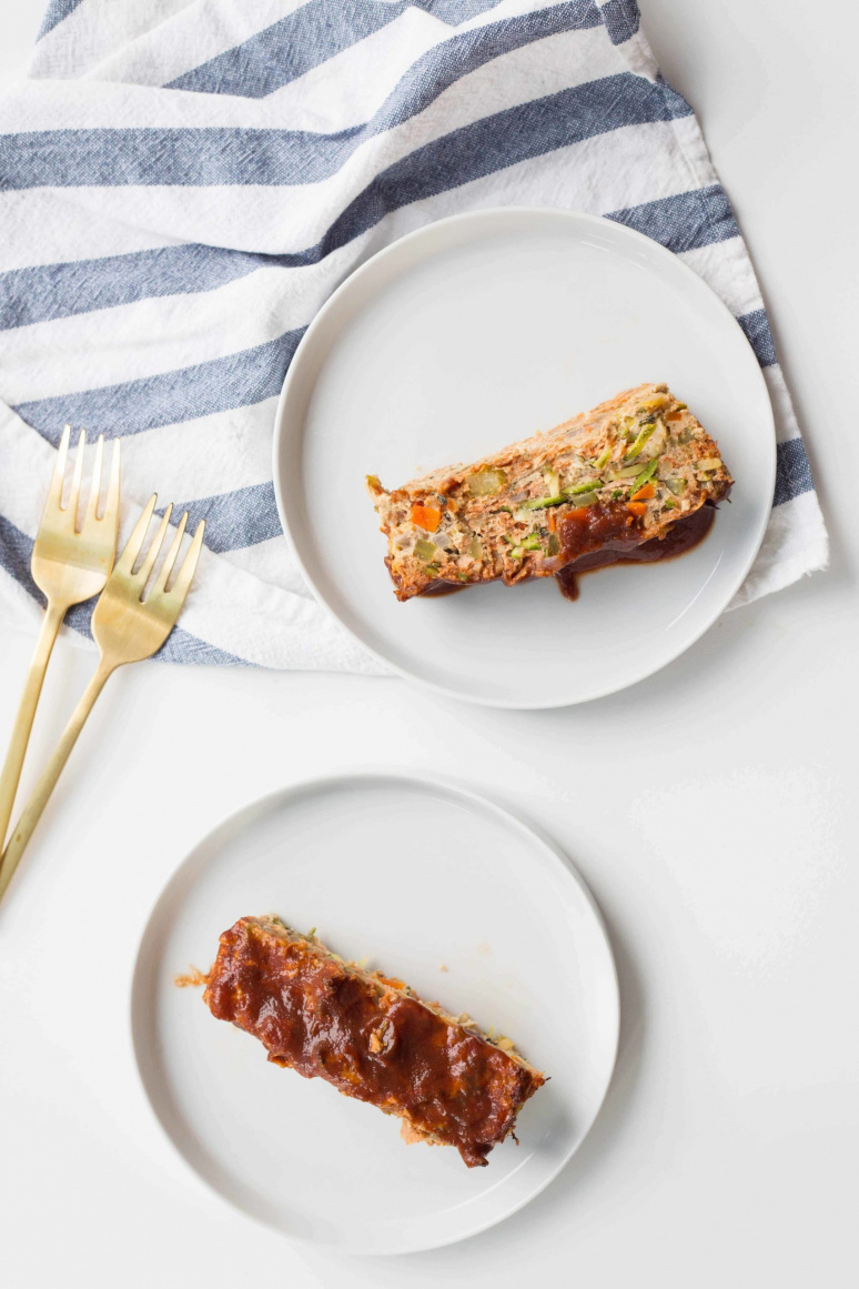 Gluten-Free Turkey Meatloaf with Zucchini Noodles