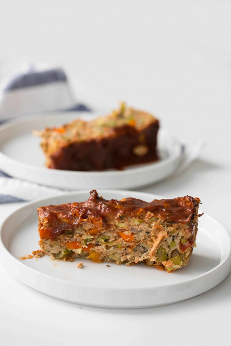 Gluten-Free Turkey Meatloaf with Zucchini Noodles