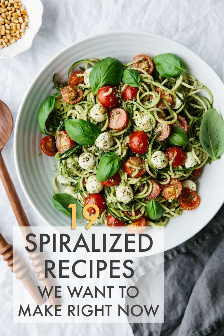 19 Spiralized Recipes We Want To Make Right Now