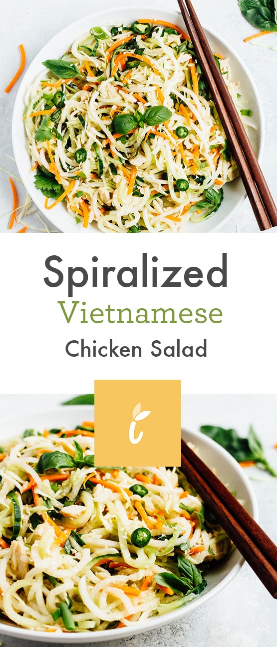 Spiralized Vietnamese Chicken Salad