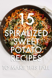 15 Spiralized Sweet Potato Recipes To Make This Fall