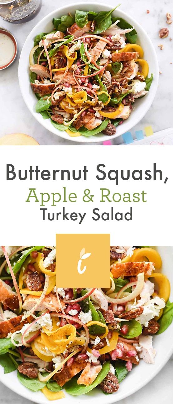 Butternut Squash, Apple and Roast Turkey Salad