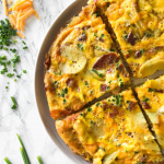 Bacon, Egg and Cheese Frittata with Spiralized Potatoes