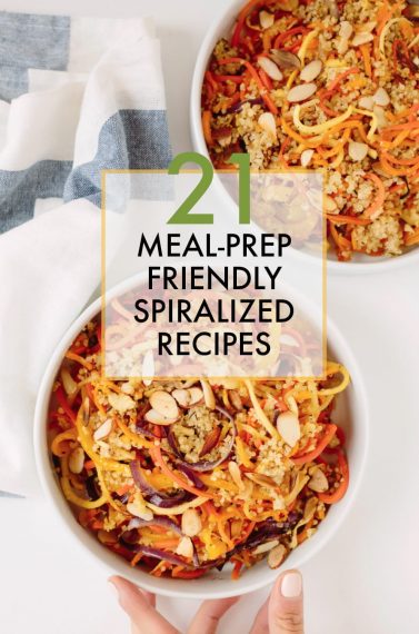 21 Meal-Prep Friendly Spiralized Recipes