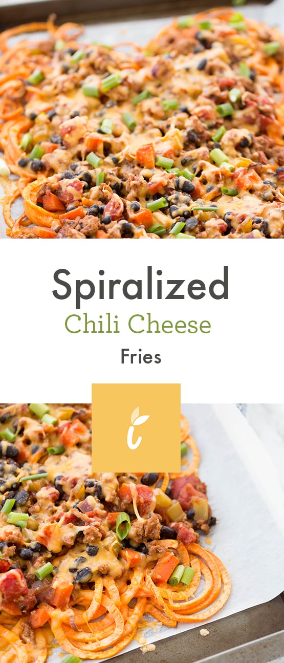 Spiralized Chili Cheese Fries