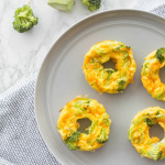 Spiralized Broccoli and Cheddar Egg Muffins