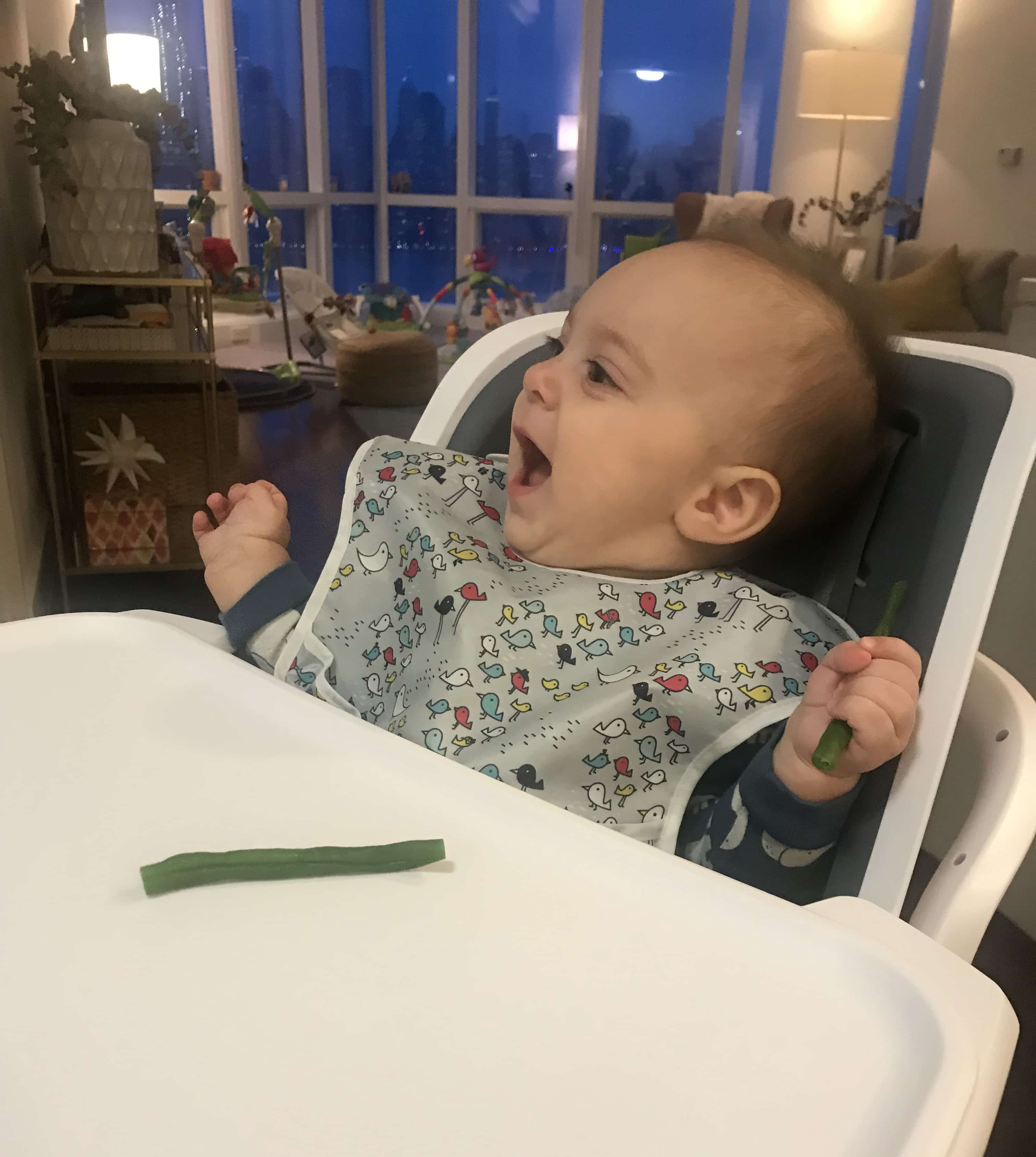 Inspiralized: Our first week with baby led weaning