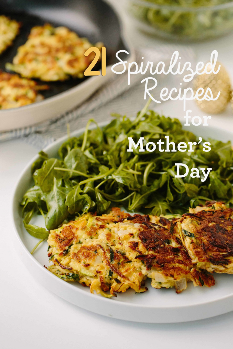 21 Spiralized Recipes for Mother's Day Roundup