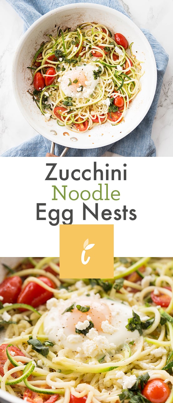 Zucchini Noodle Egg Nests