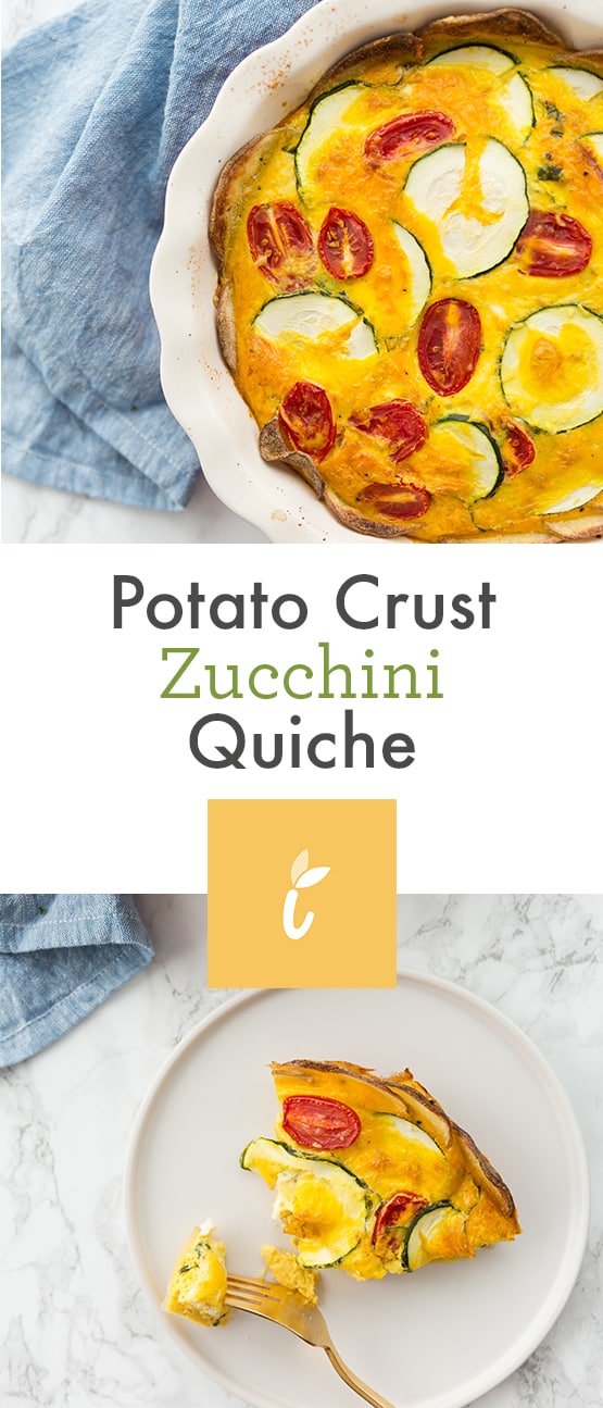 Potato Crust Zucchini Quiche